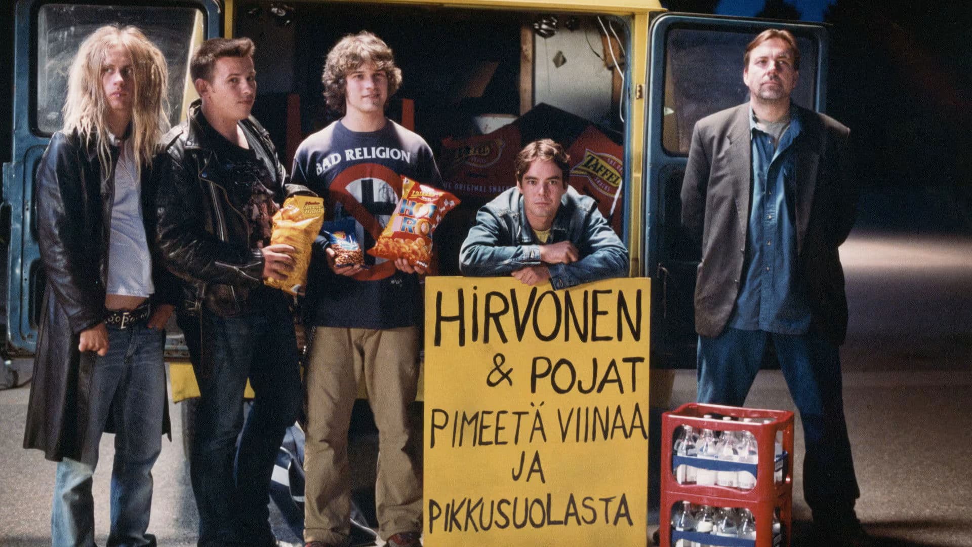 Poster backdrop for Pearls and Pigs