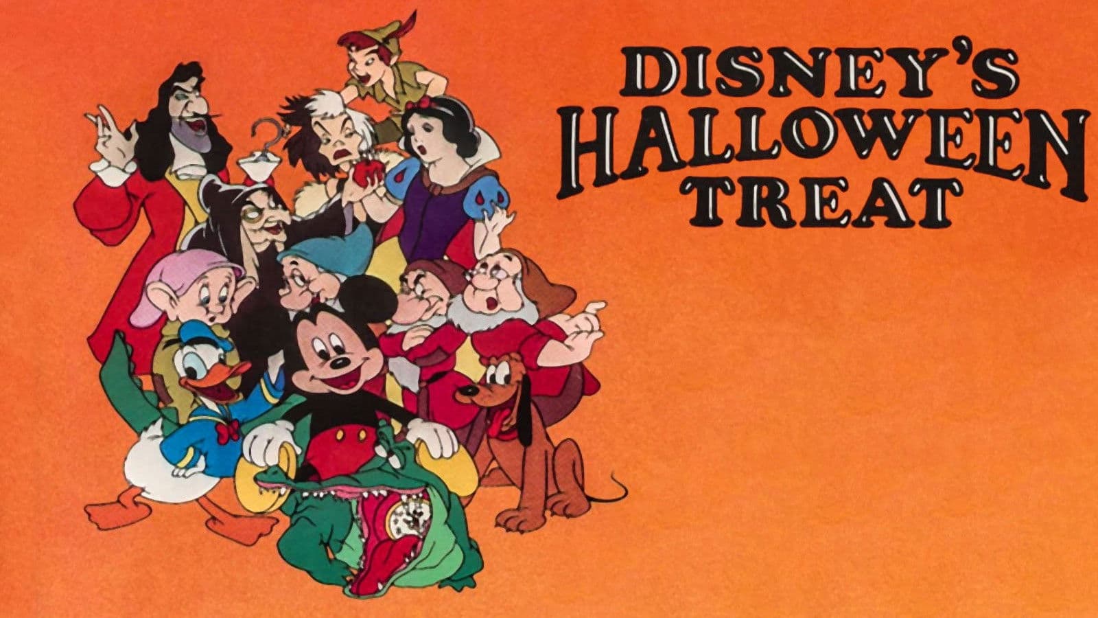 Poster backdrop for Disney's Halloween Treat