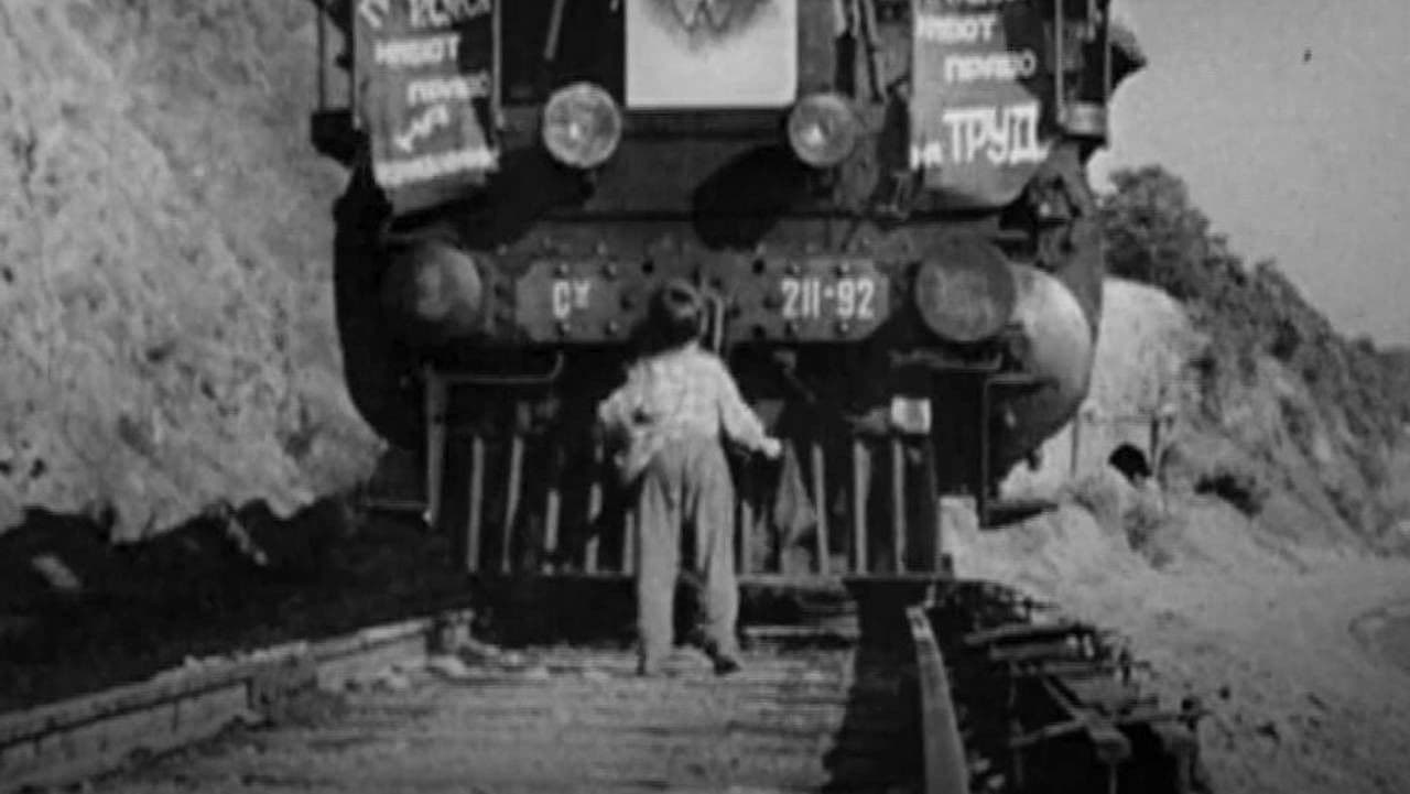 Poster backdrop for The Train is Going to Moscow