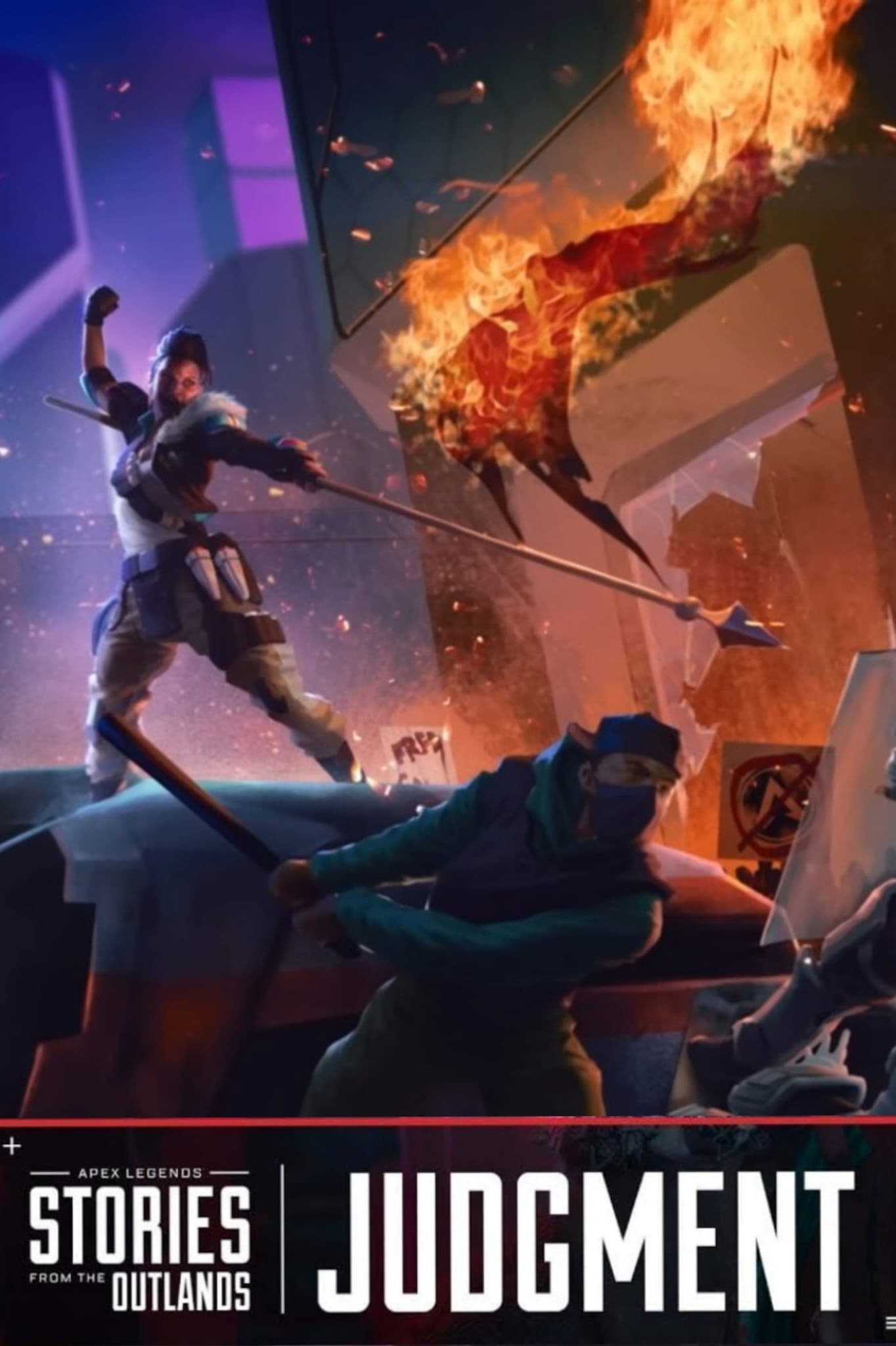 Poster backdrop for Apex Legends Stories from the Outlands "Judgment"