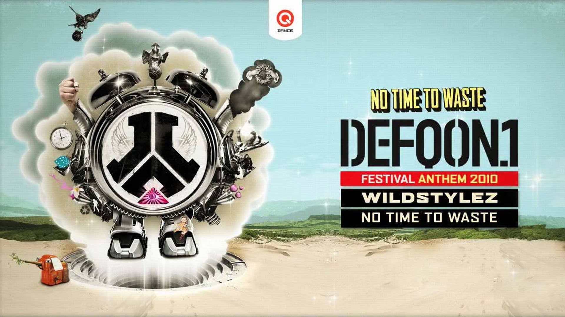 Poster backdrop for DefQon.1 Festival 2010