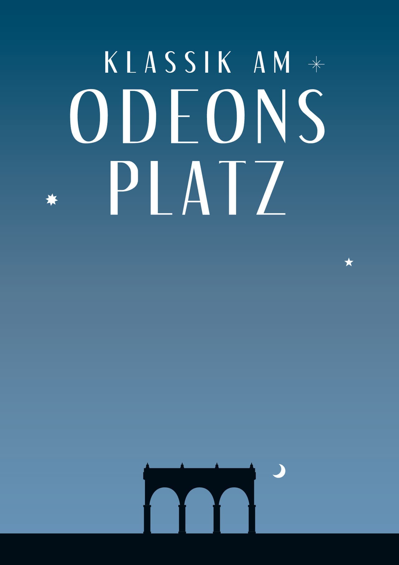 Poster backdrop for Klassik am Odeonsplatz 2023 - Giuseppe Verdi