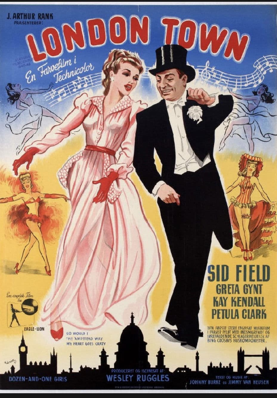 Poster backdrop for London Town