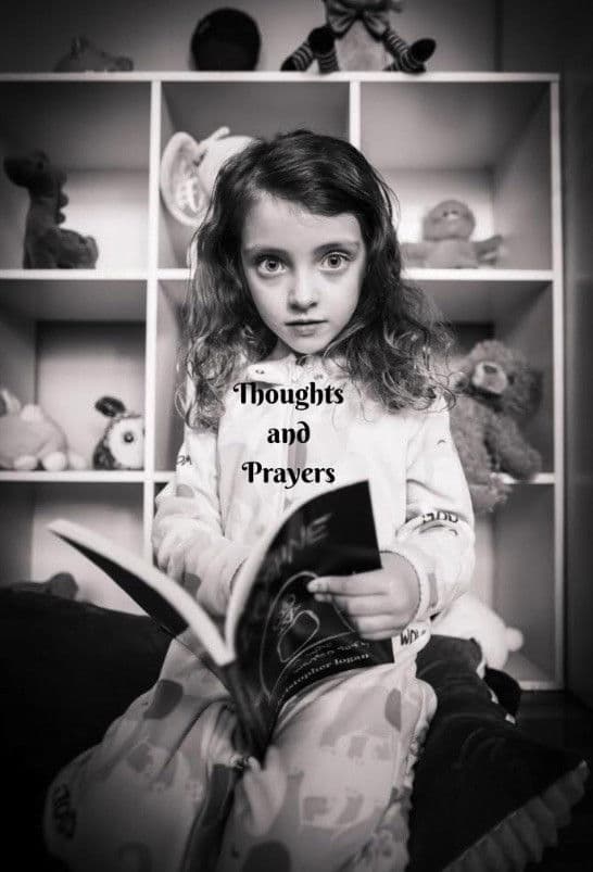 Poster backdrop for Thoughts and Prayers