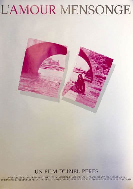 Poster backdrop for L'amour mensonge