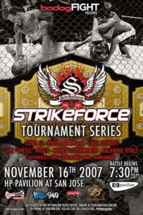 Poster backdrop for Strikeforce: Four Men Enter, One Man Survives