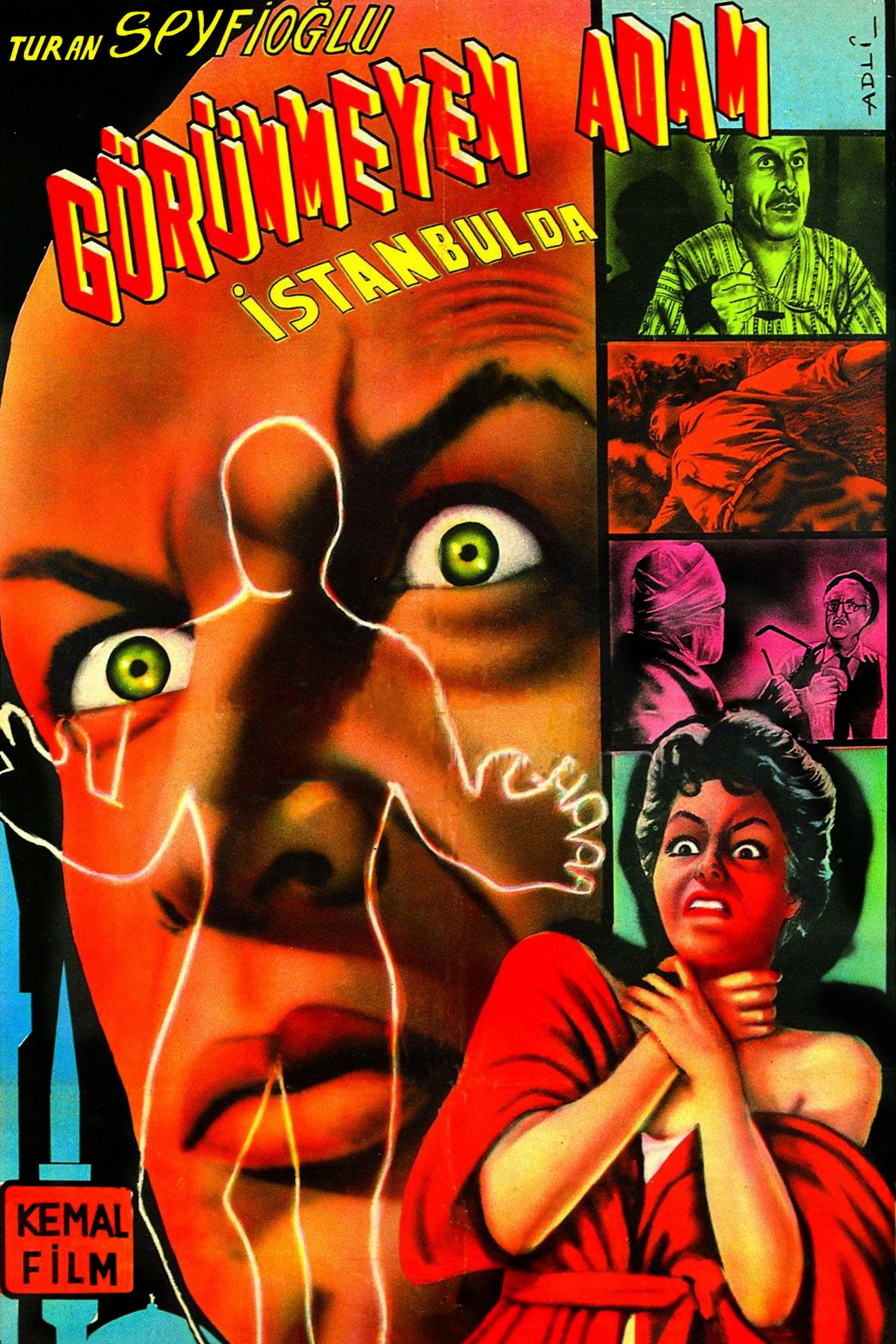 Poster backdrop for The Invisible Man in Istanbul