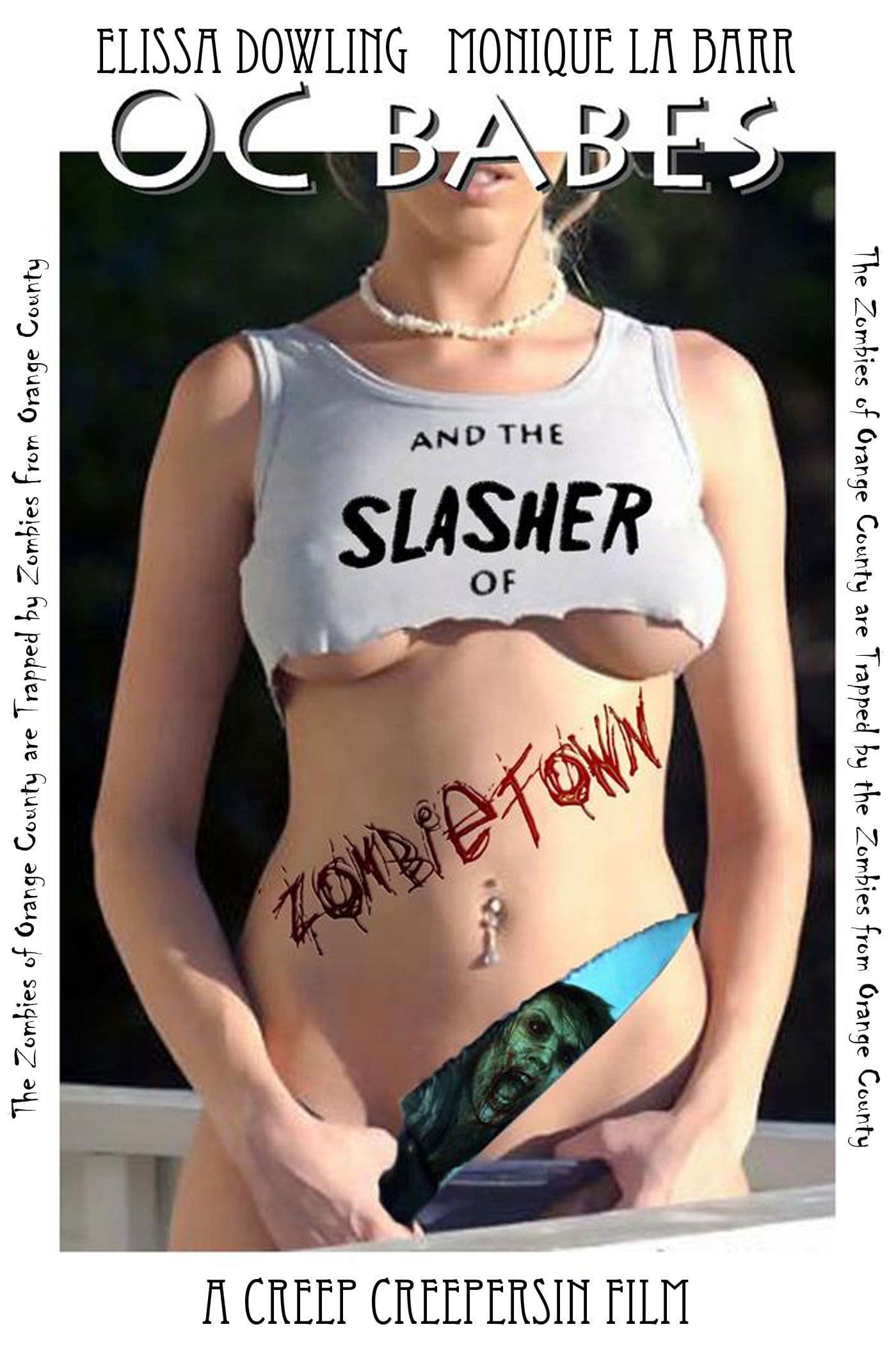 Poster backdrop for O.C. Babes and the Slasher of Zombietown