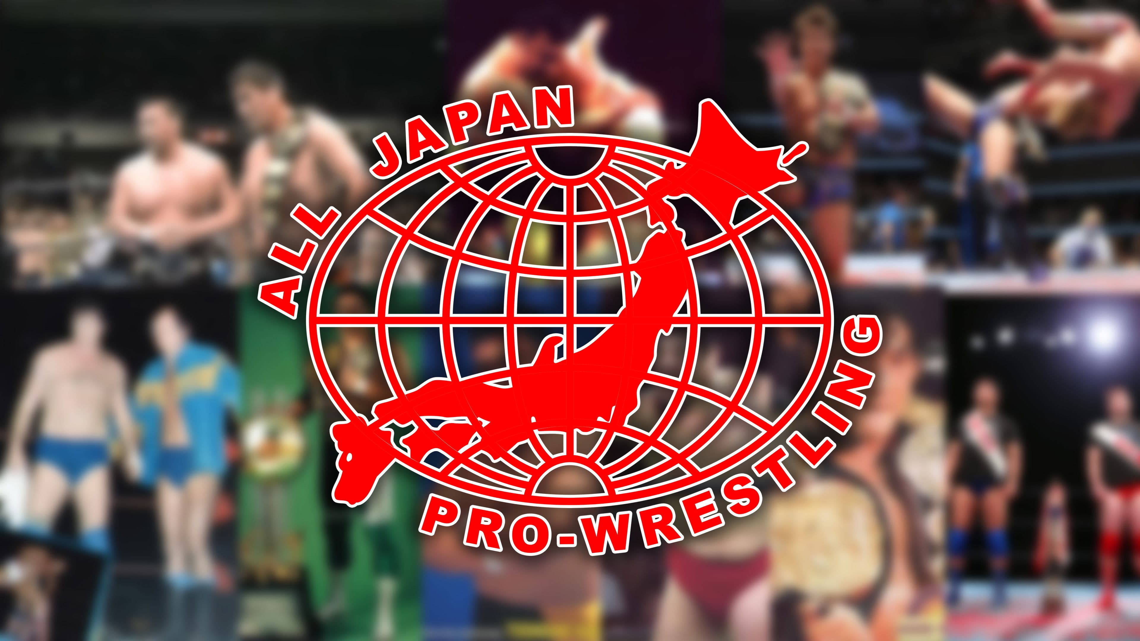 Poster backdrop for AJPW Realize