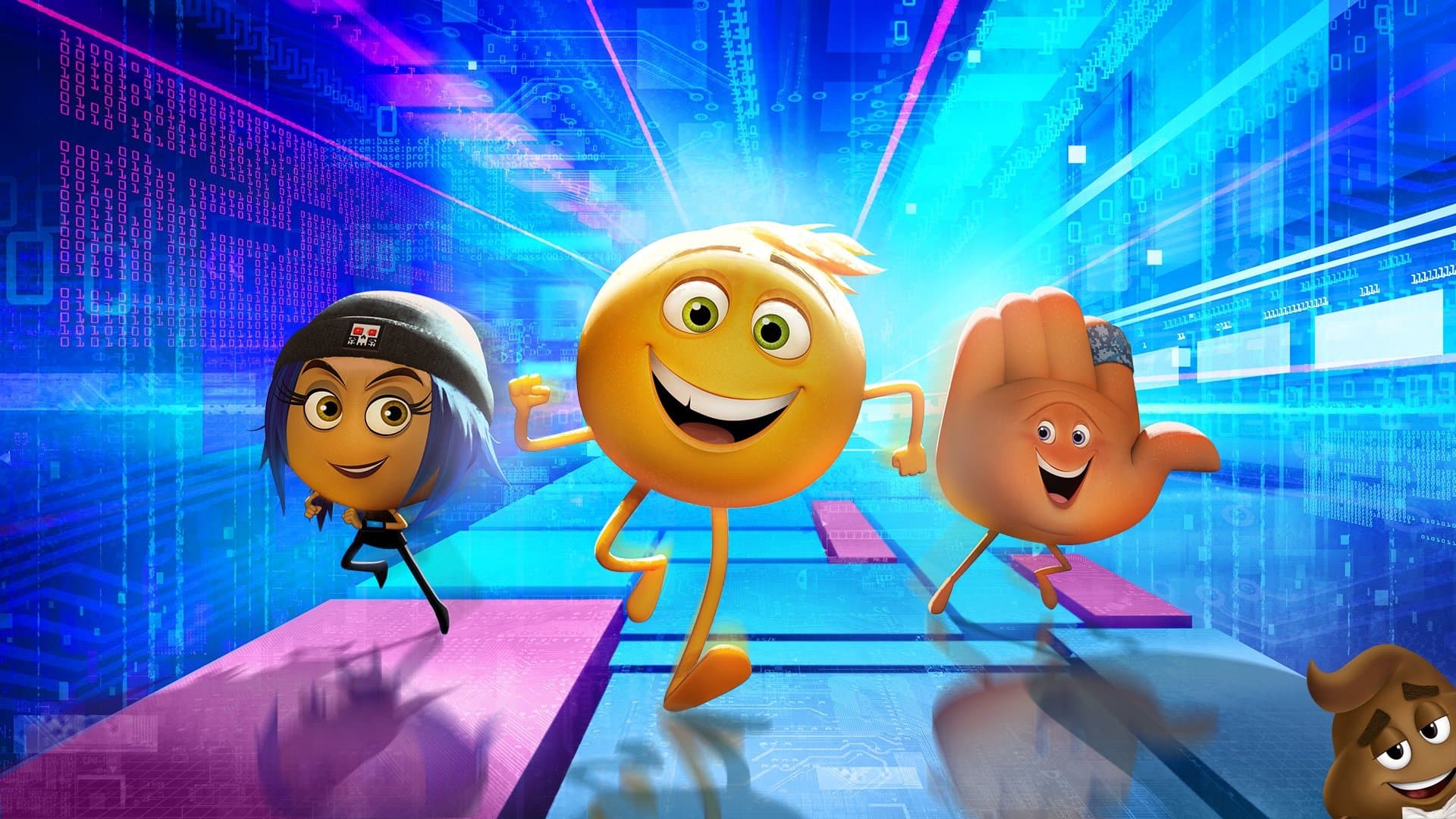 Poster backdrop for The Emoji Movie