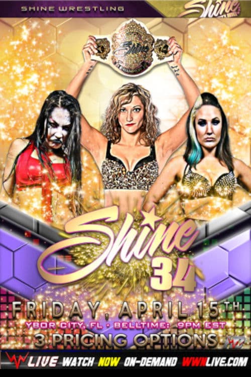 Poster backdrop for SHINE 34