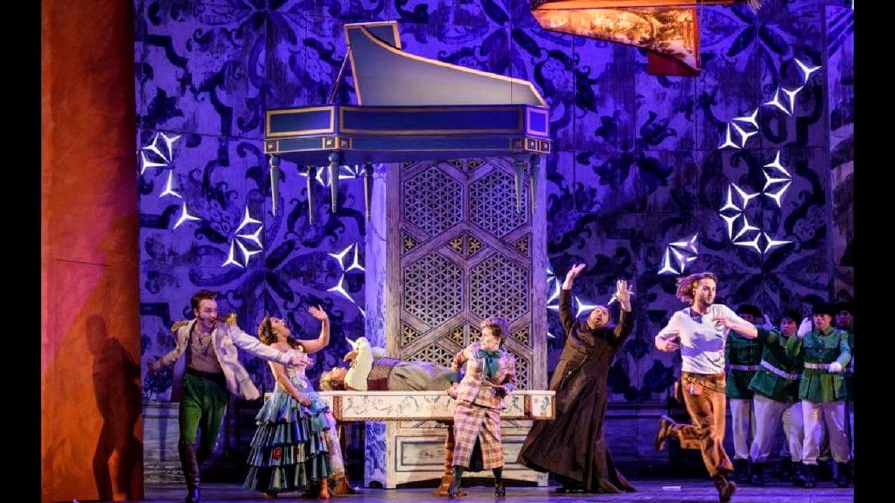 Poster backdrop for Il Barbiere di Siviglia