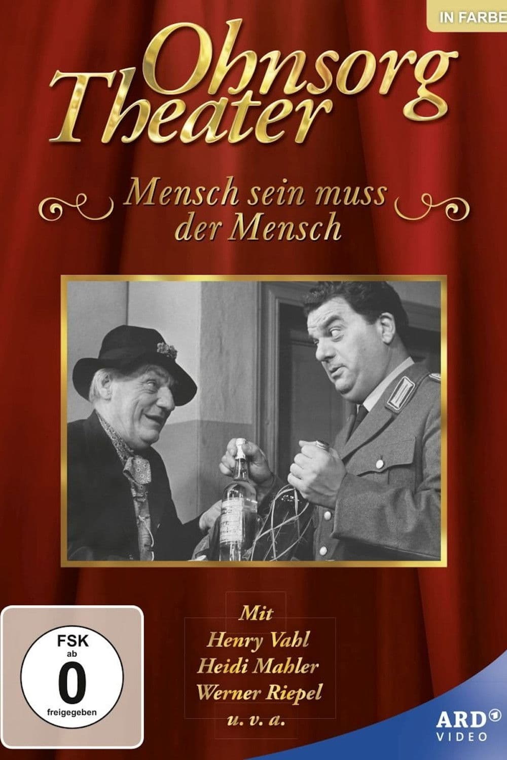 Poster backdrop for Ohnsorg Theater - Mensch sein muß der Mensch