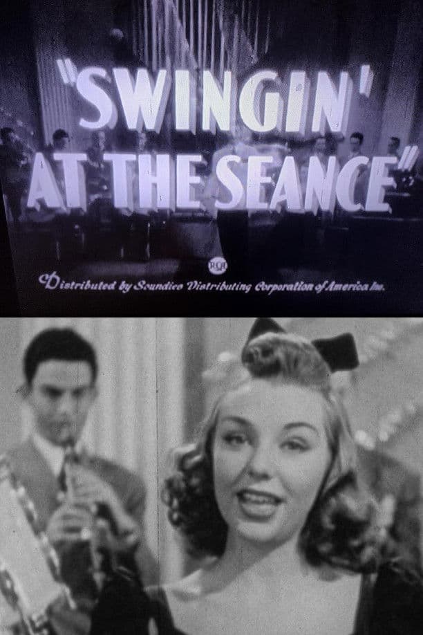 Poster backdrop for Swingin’ at the Séance