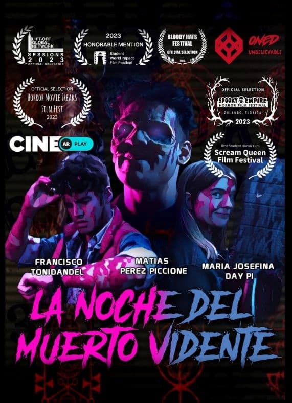Poster backdrop for La noche del muerto vidente