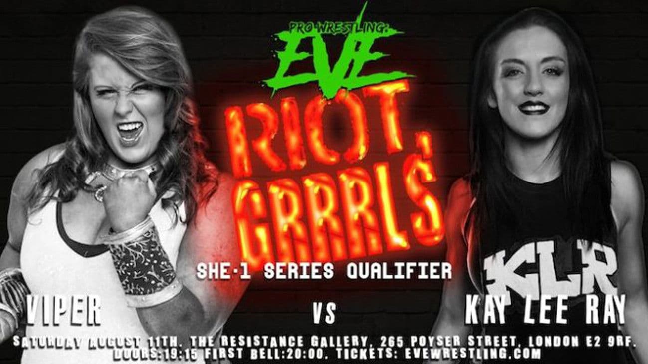 Poster backdrop for EVE Riot, Grrrls!