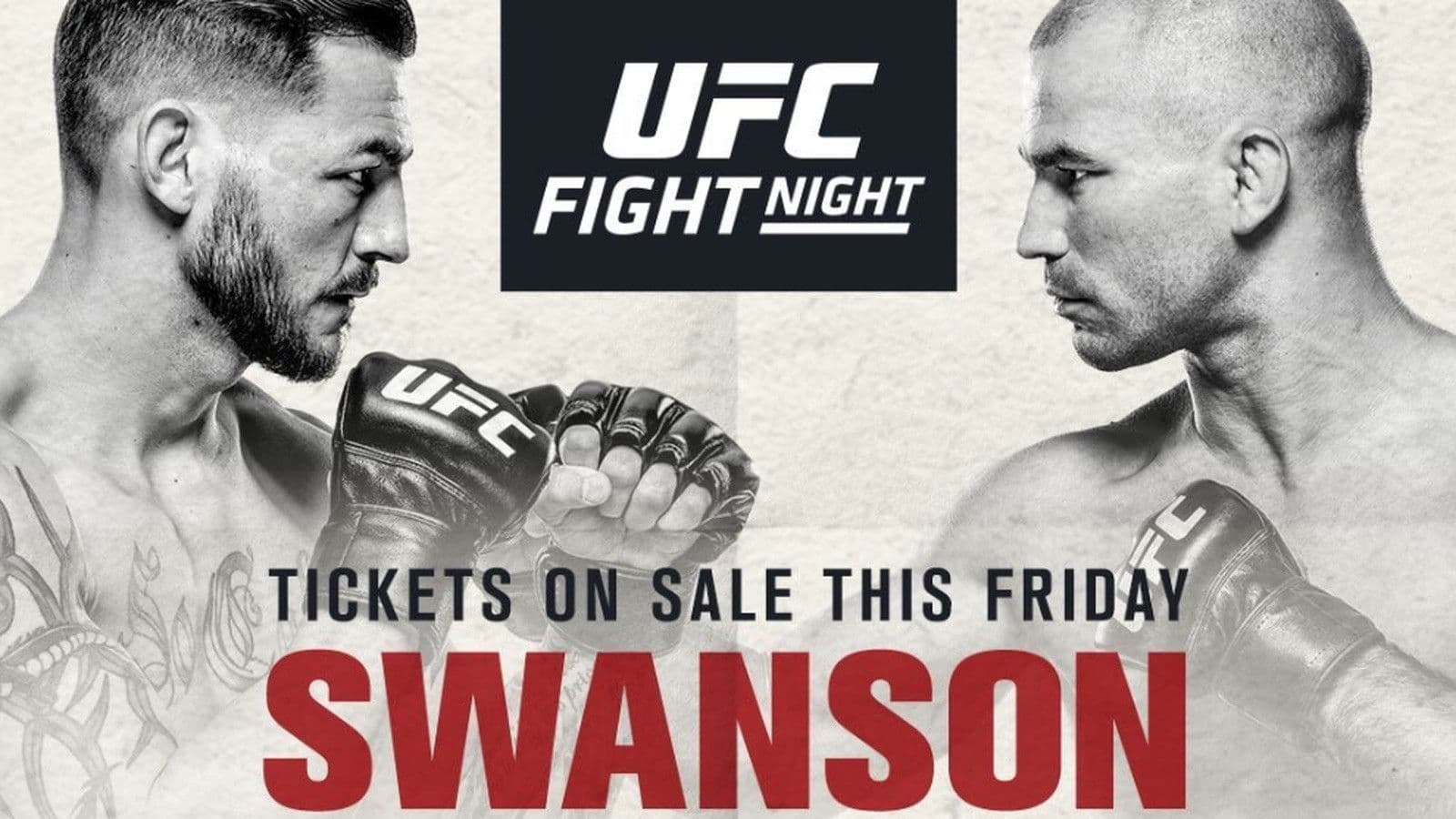 Poster backdrop for UFC Fight Night 108: Swanson vs. Lobov