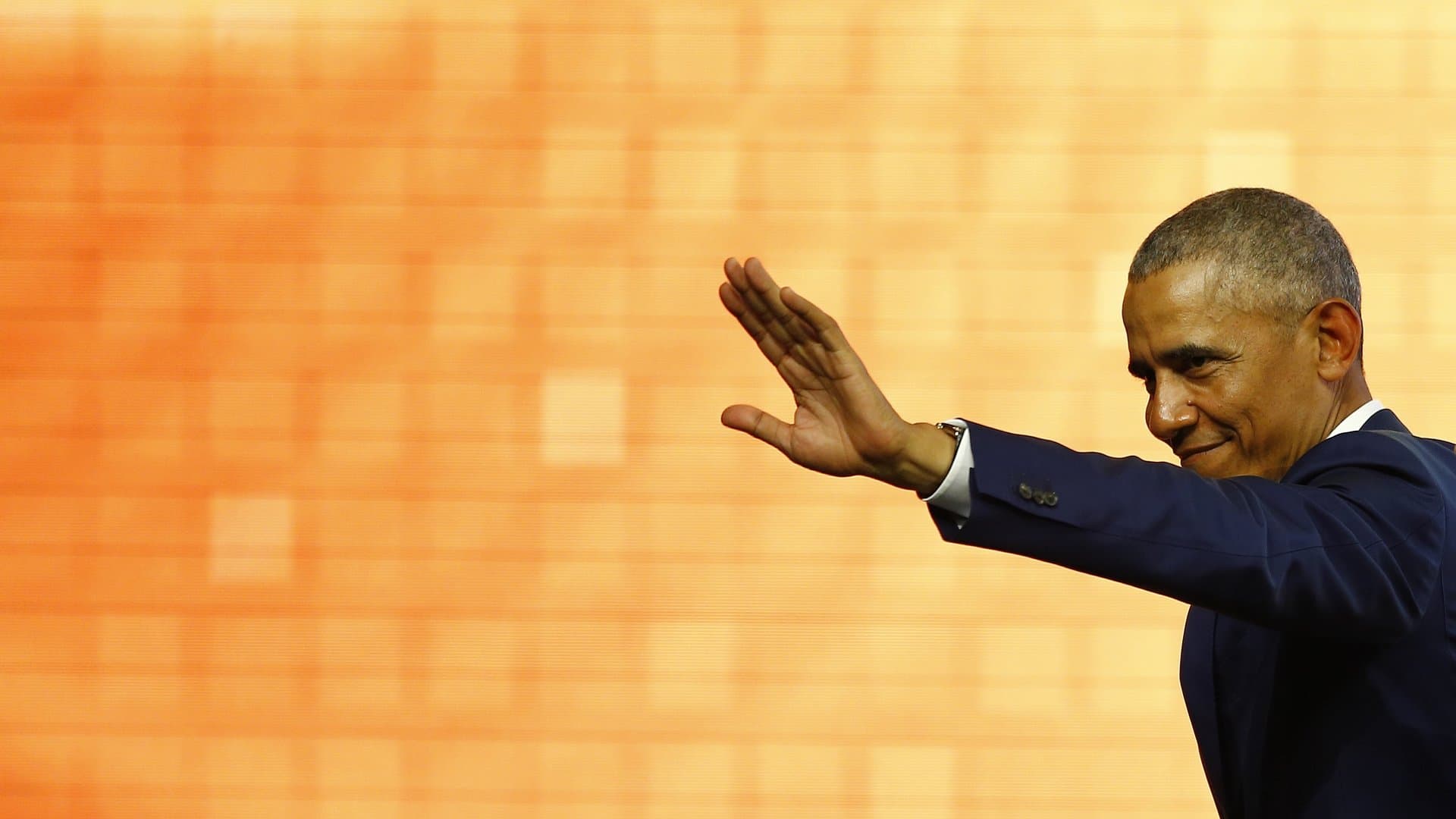 Poster backdrop for We Are One: The Obama Inaugural Celebration at the Lincoln Memorial
