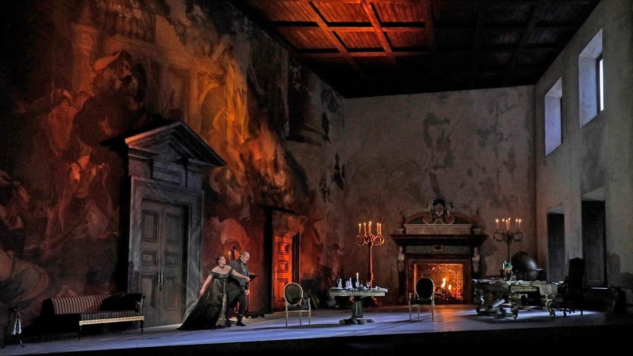 Poster backdrop for The Metropolitan Opera: Tosca