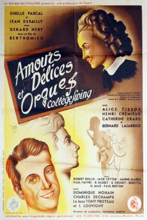 Poster backdrop for Loves, Delights and Organs