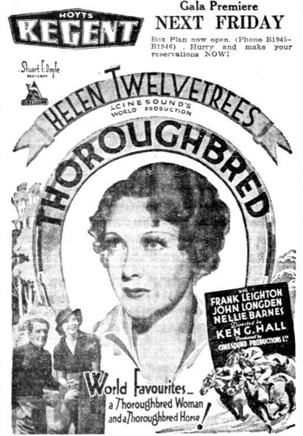 Poster backdrop for Thoroughbred
