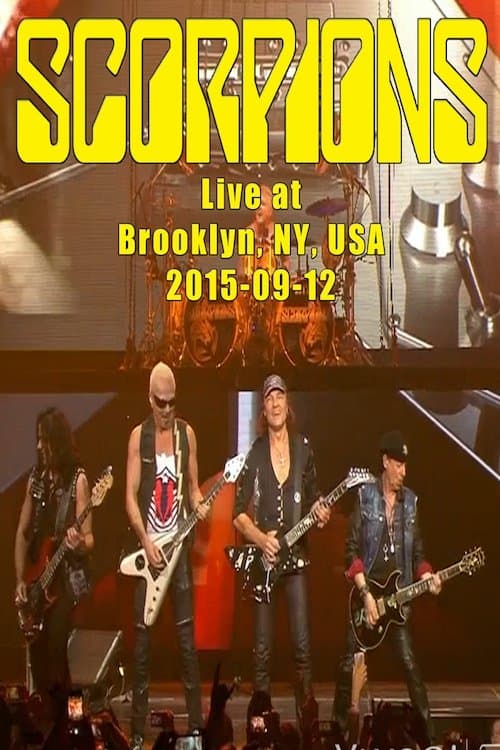 Poster backdrop for Scorpions - Live at Brooklyn, NY, USA 2015-09-12