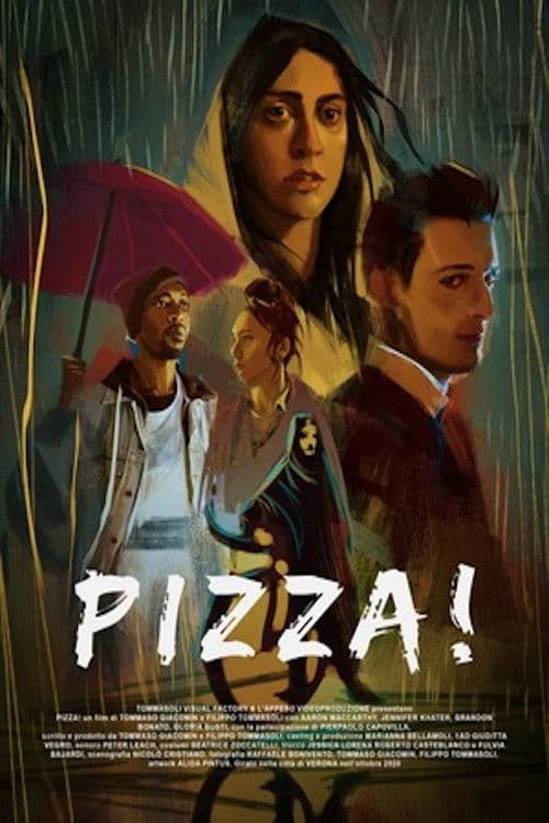Poster backdrop for Pizza!