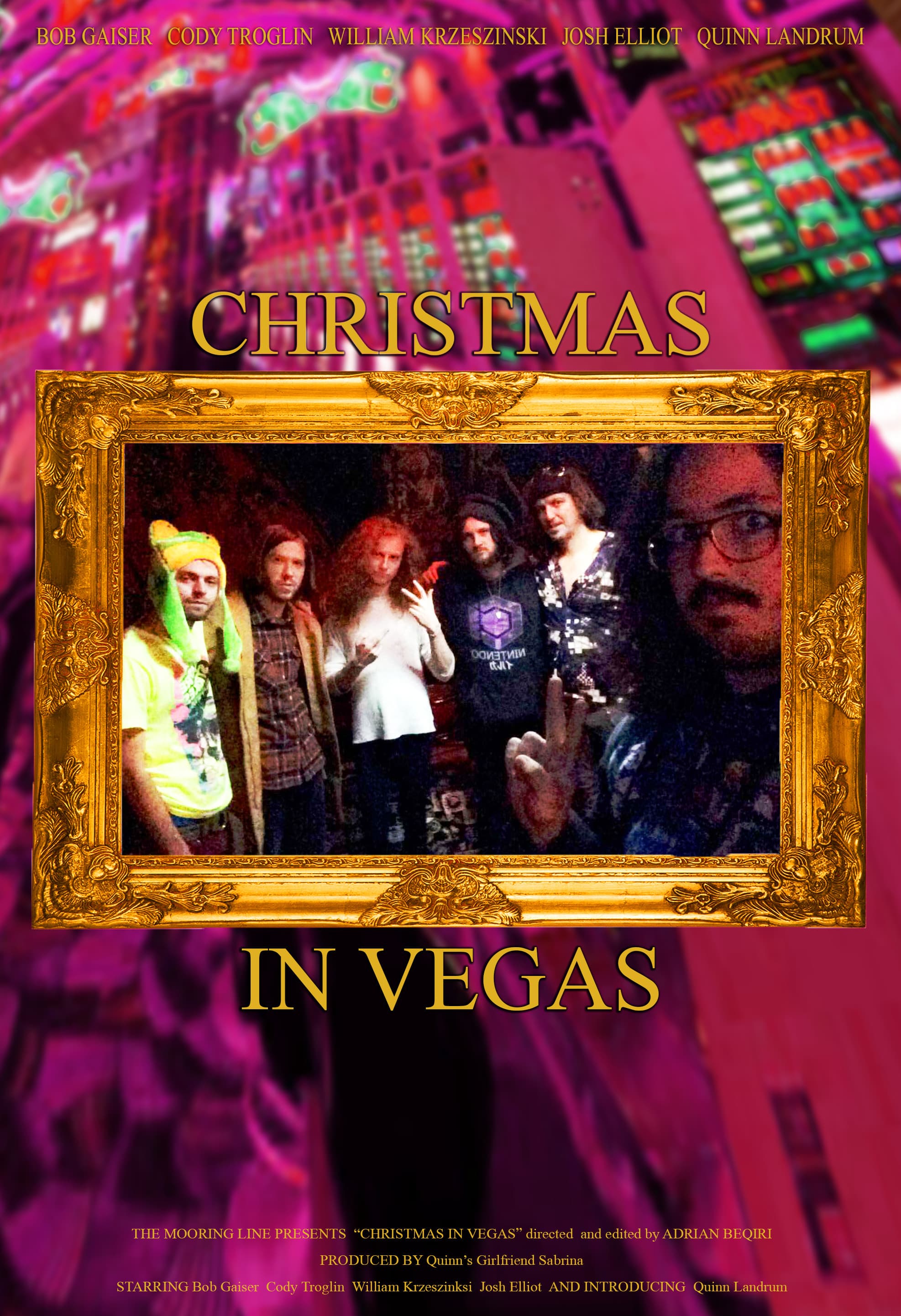 Poster backdrop for Christmas In Vegas