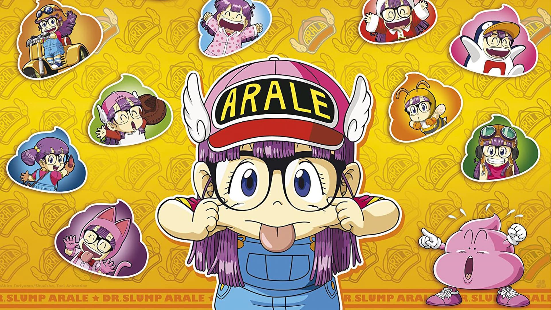 Poster backdrop for Dr. Slump and Arale-chan: N-cha! Clear Skies Over Penguin Village