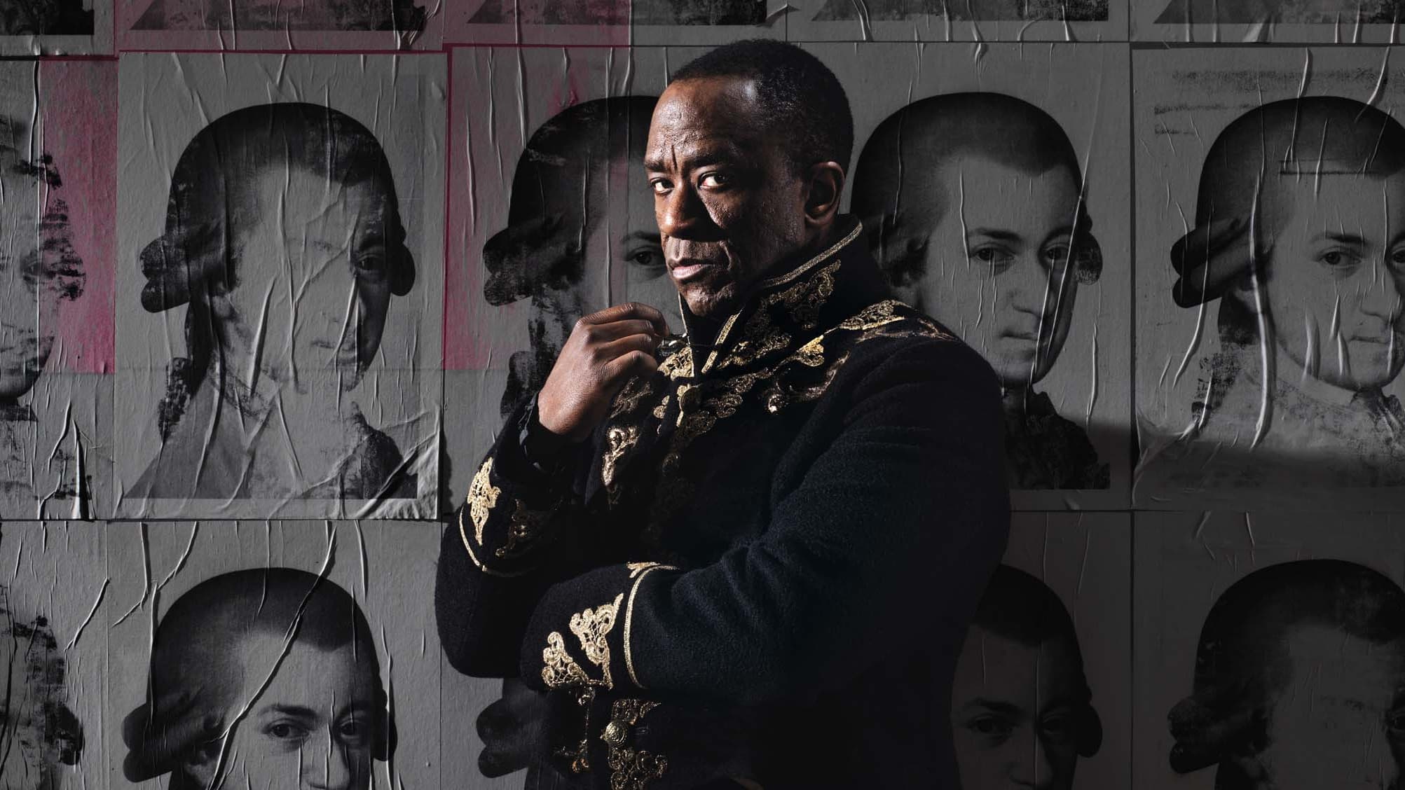 Poster backdrop for National Theatre Live: Amadeus