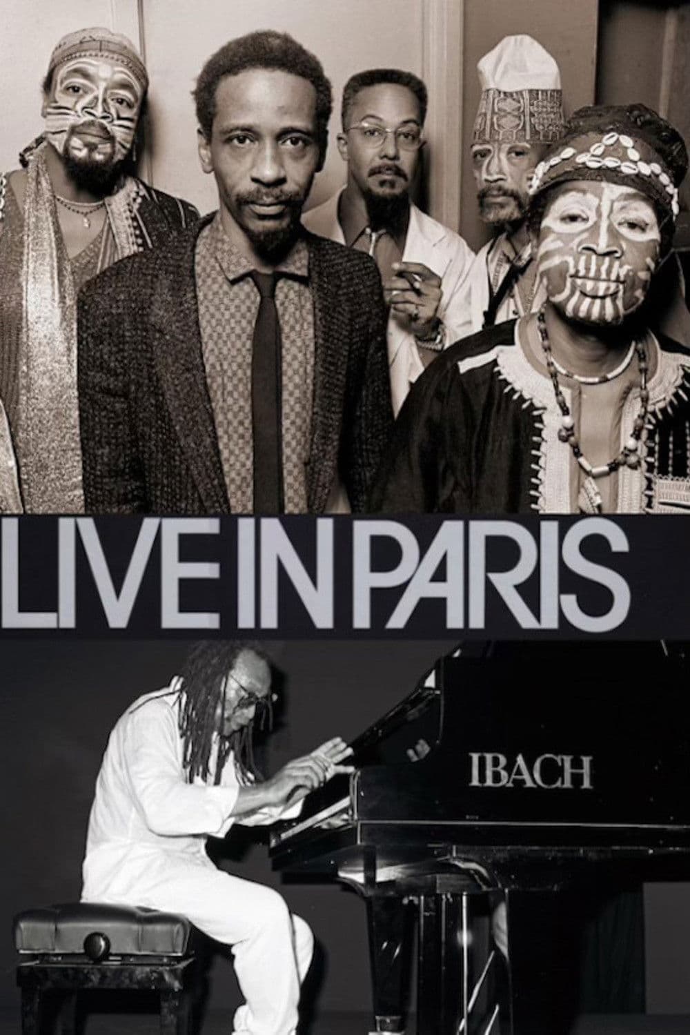 Poster backdrop for Art Ensemble of Chicago and Cecil Taylor, Live in Paris