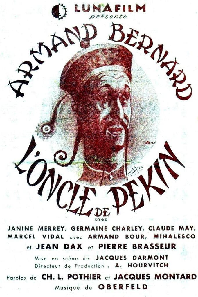 Poster backdrop for L'Oncle de Pékin