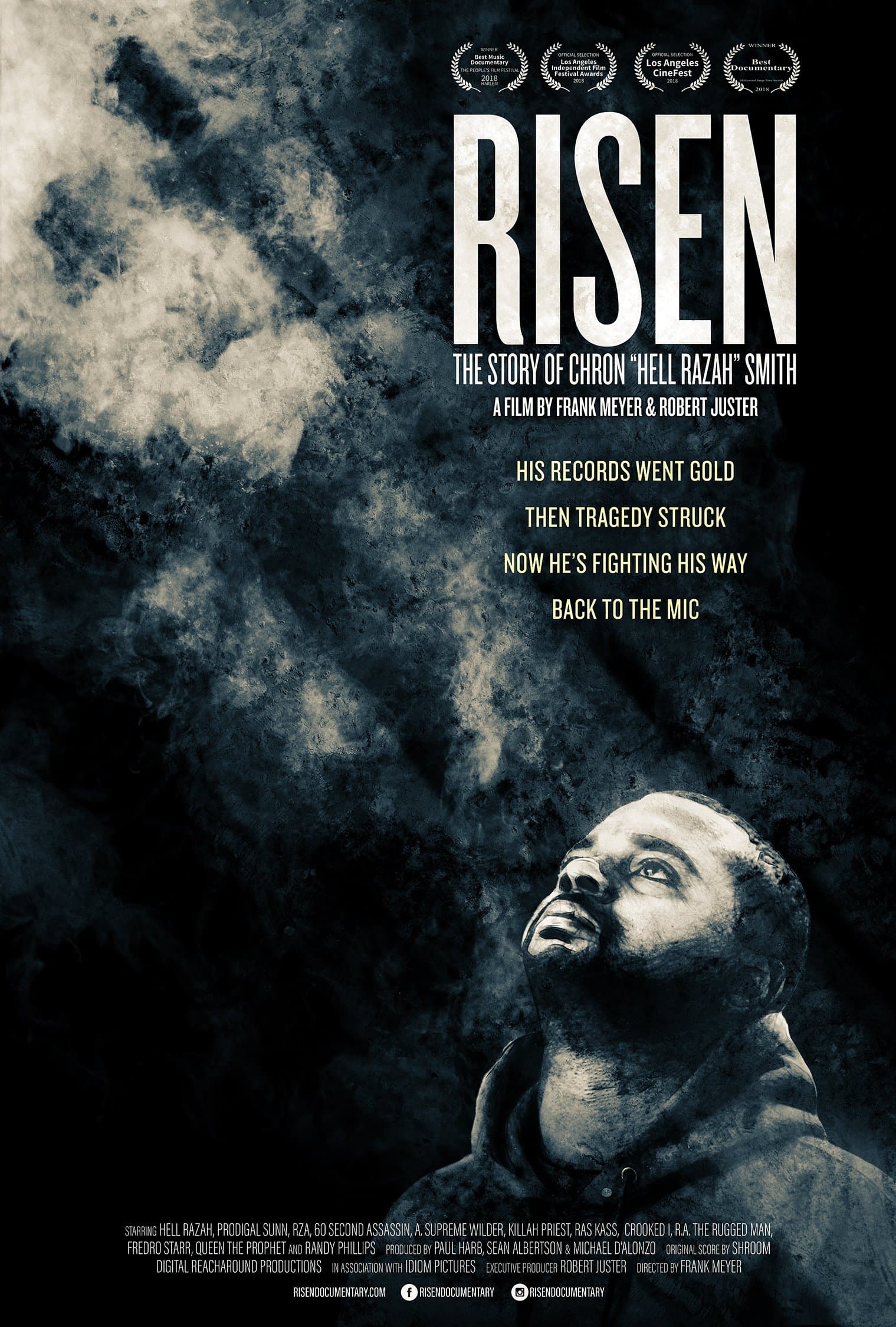 Poster backdrop for Risen: The Story of Chron "Hell Razah" Smith