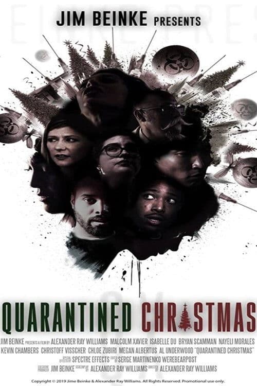 Poster backdrop for A Quarantined Christmas