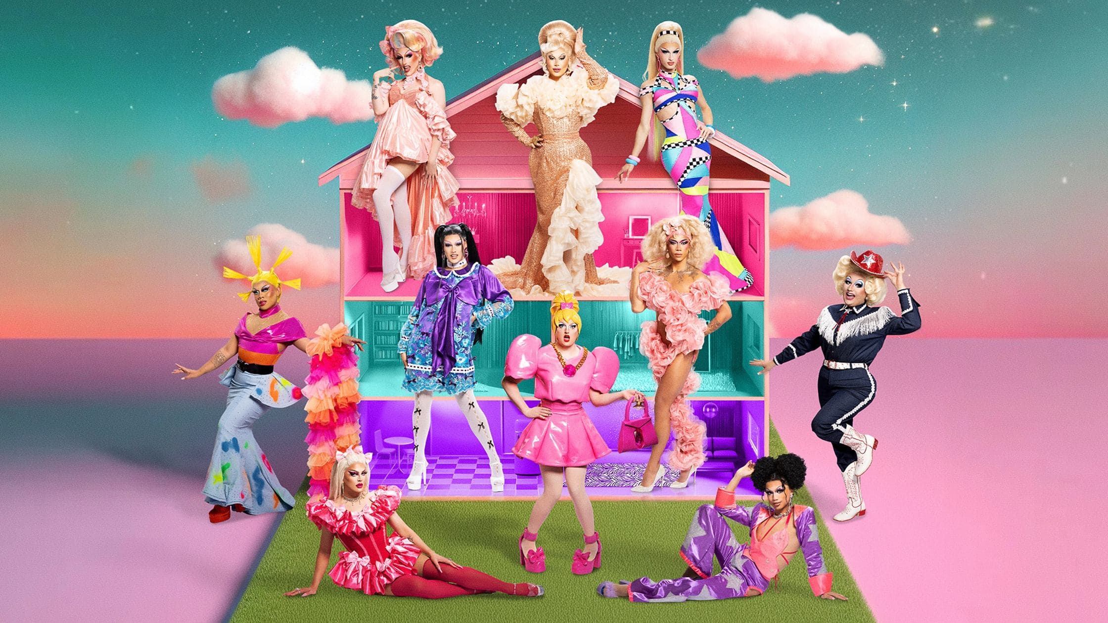 Poster backdrop for Drag Race Down Under