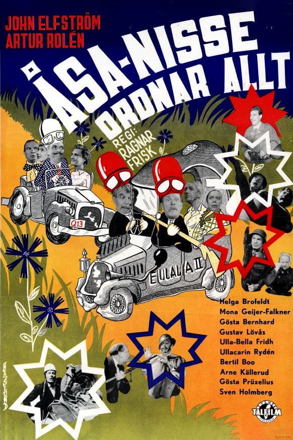 Poster backdrop for Åsa-Nisse ordnar allt