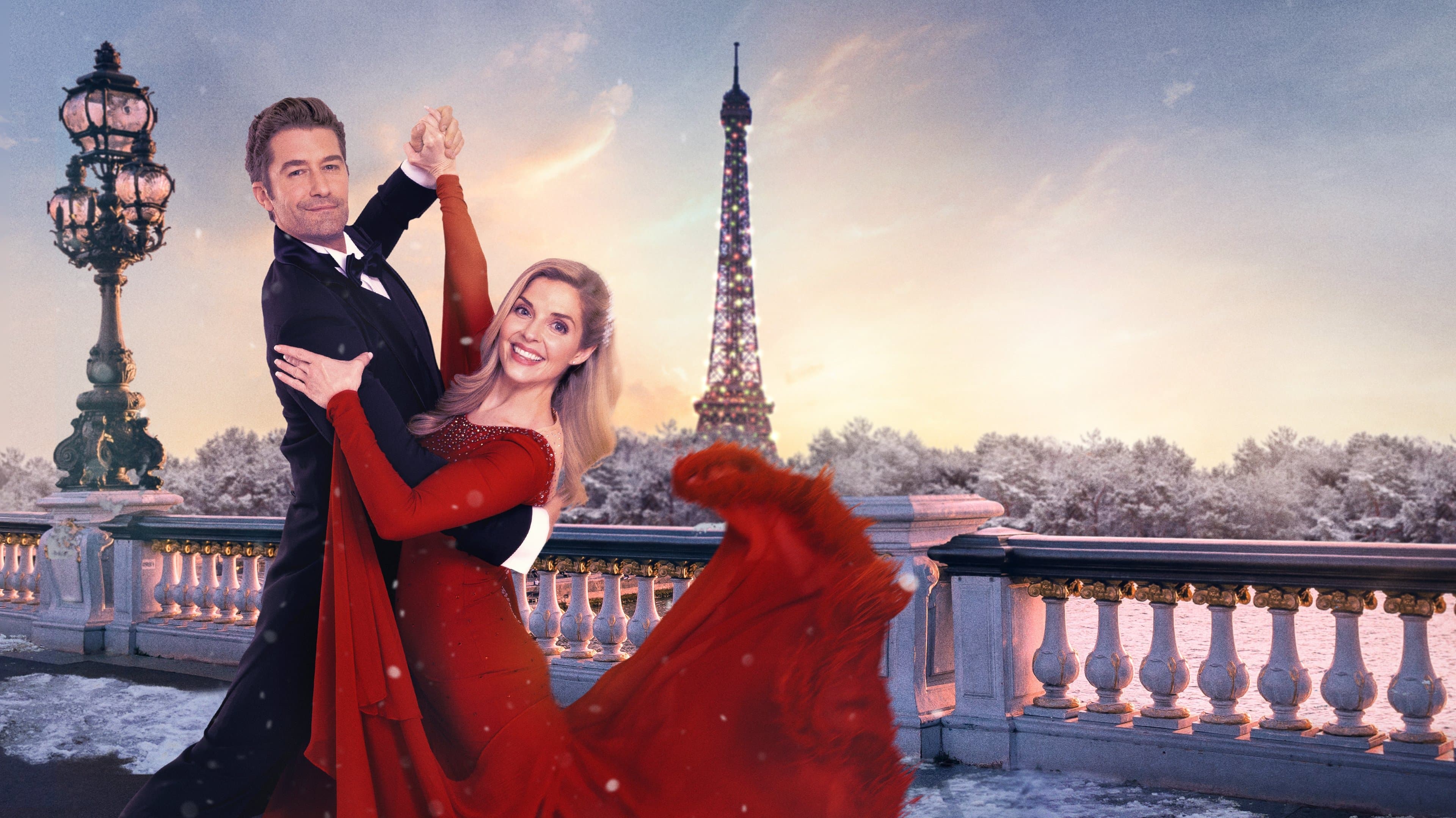 Poster backdrop for Paris Christmas Waltz