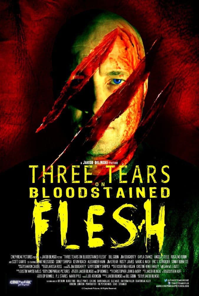 Poster backdrop for Three Tears on Bloodstained Flesh