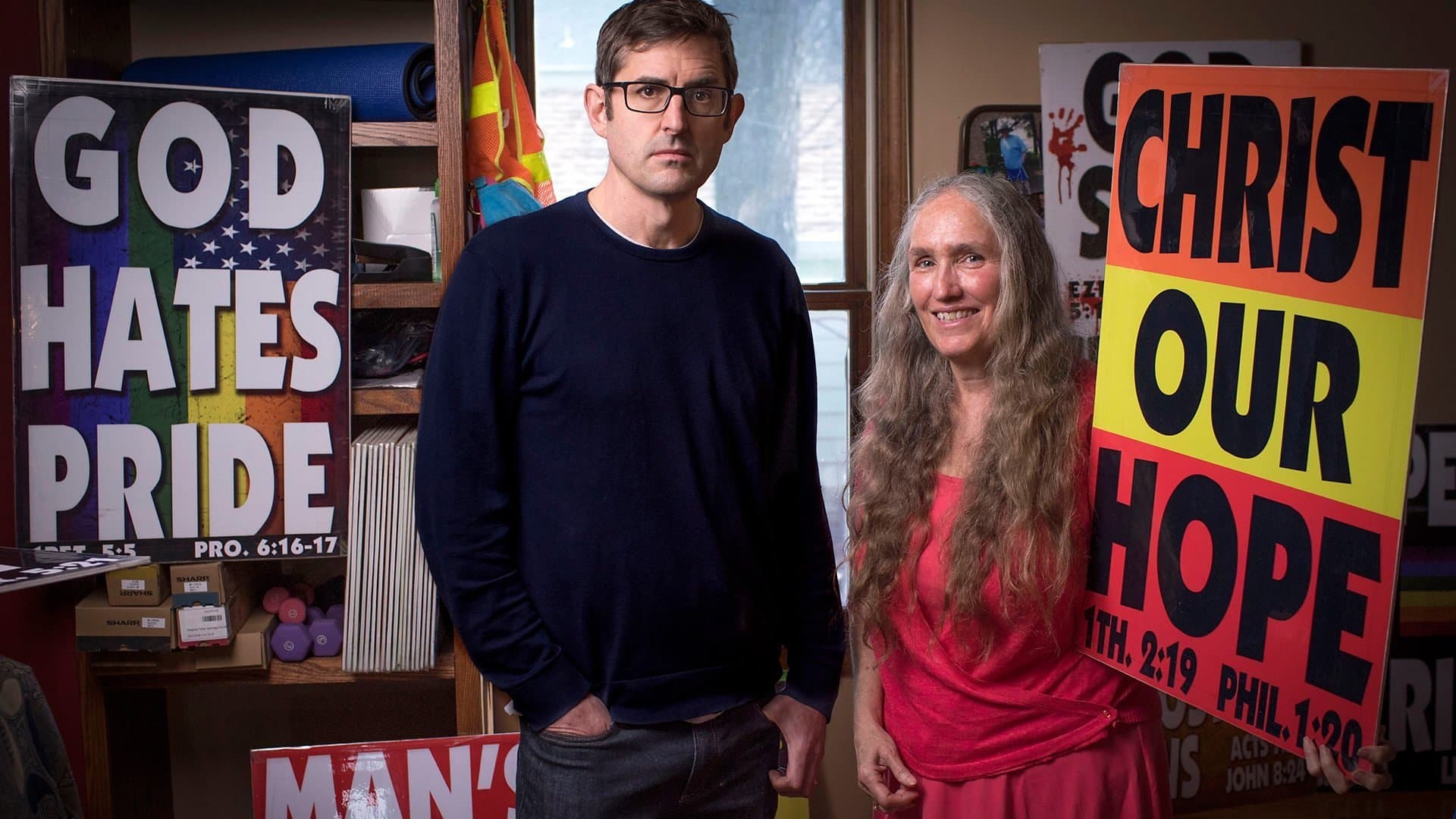 Poster backdrop for Louis Theroux: Surviving America’s Most Hated Family