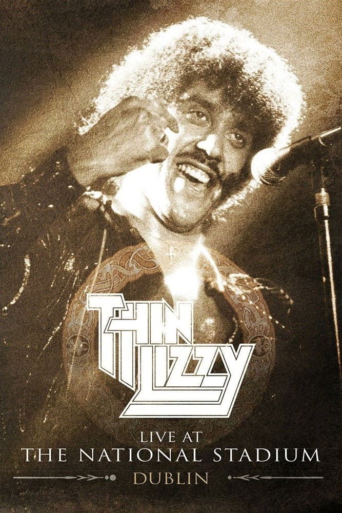 Poster backdrop for Thin Lizzy - Live at the National Stadium Dublin