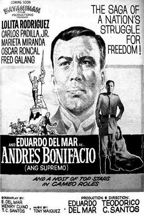 Poster backdrop for Andres Bonifacio Ang Supremo