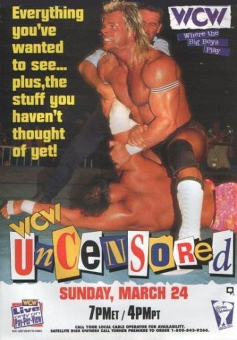 Poster backdrop for WCW Uncensored 1996