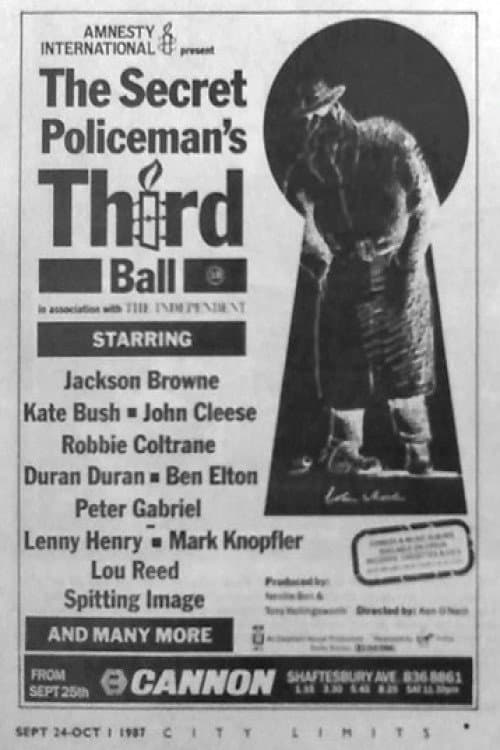 Poster backdrop for The Secret Policeman’s Third Ball