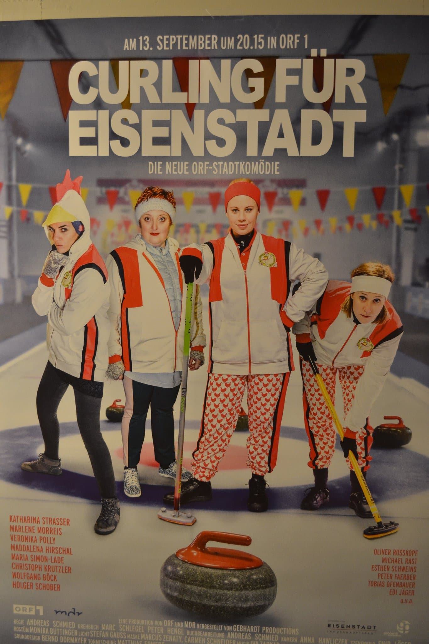 Poster backdrop for Curling für Eisenstadt