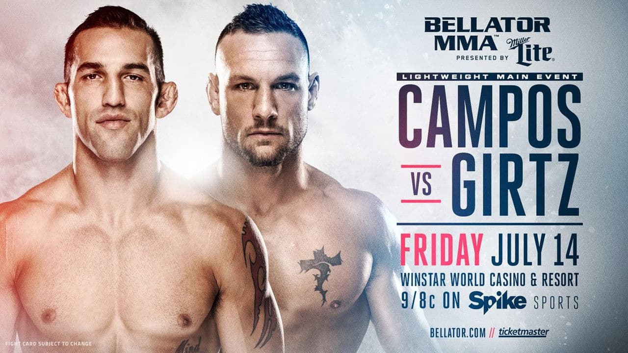 Poster backdrop for Bellator 181: Girtz vs. Campos 3
