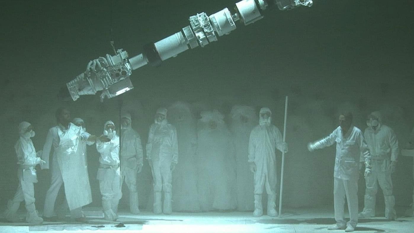 Poster backdrop for Arnold Schönberg: Moses und Aron