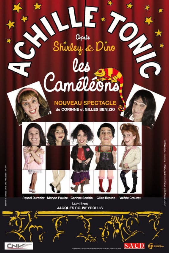 Poster backdrop for Shirley et Dino - Les Caméléons d'Achille