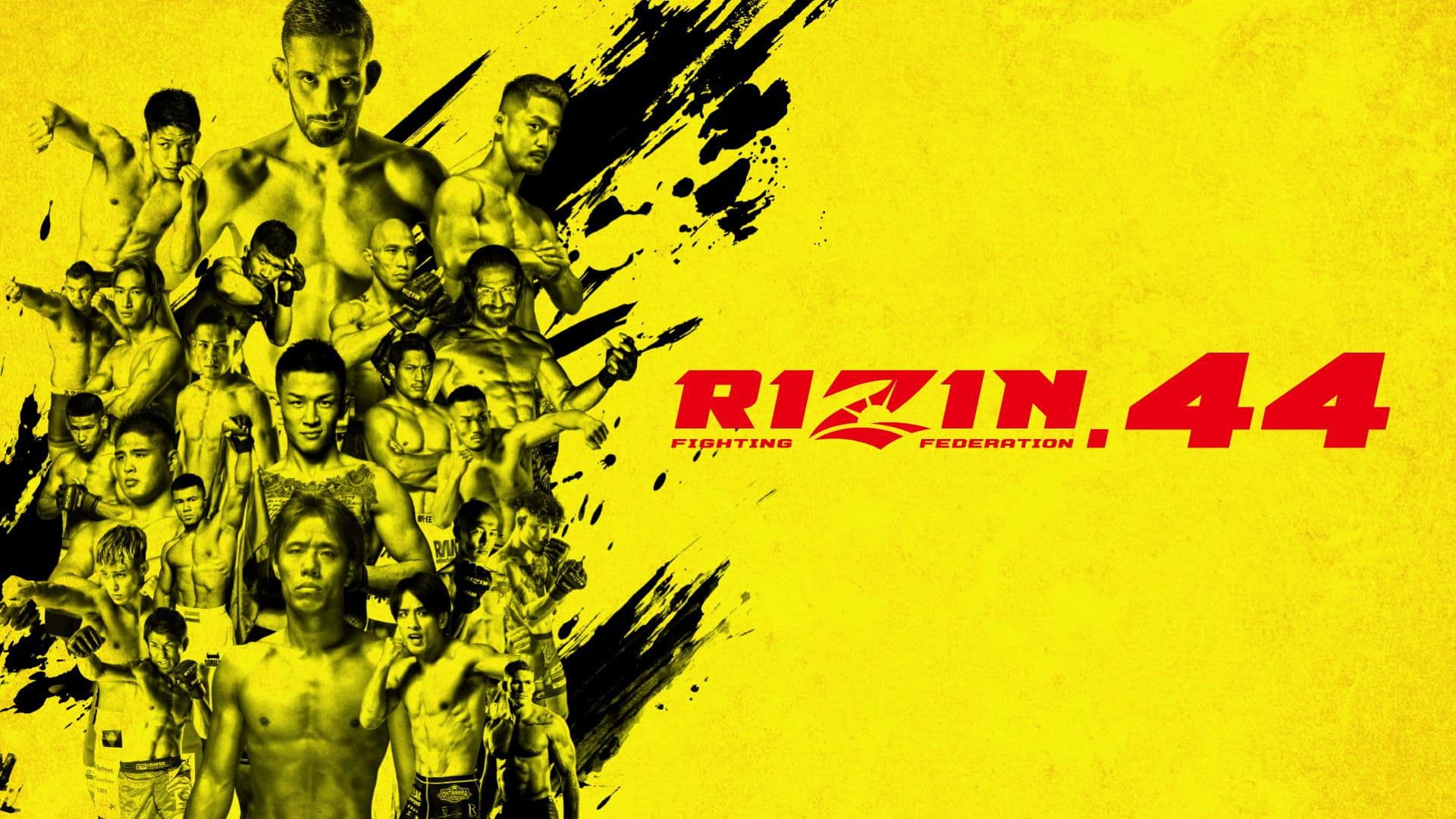 Poster backdrop for RIZIN 44