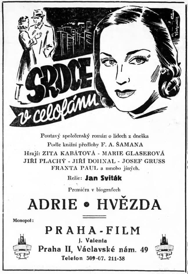 Poster backdrop for Srdce v celofánu