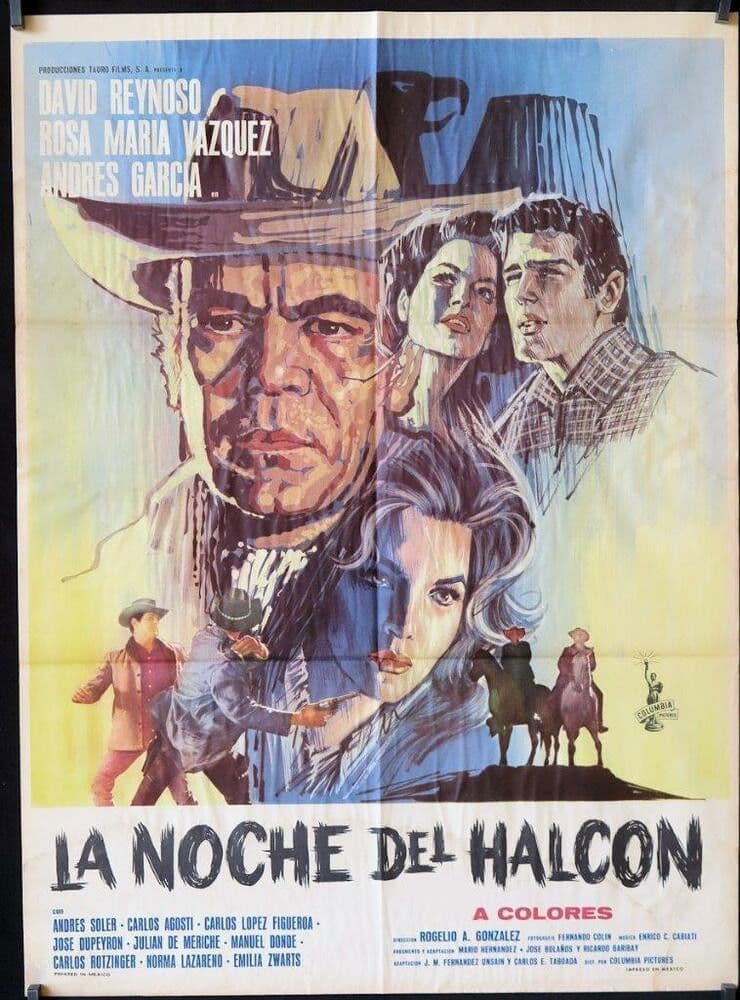 Poster backdrop for La Noche Del Halcon